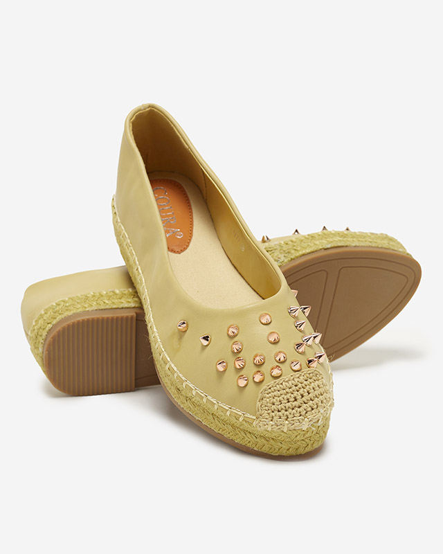 Espadrilles jaunes pour femmes avec jets Edmaria - Footwear