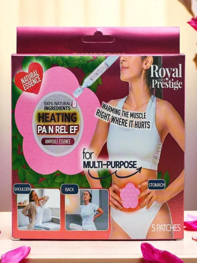 Patchs chauffants naturels pour le soulagement de la douleur - 5 pièces