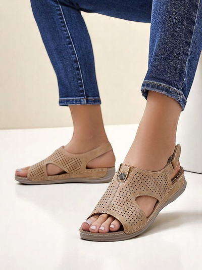 Royalfashion Sandales ajourées pour femmes Leminni