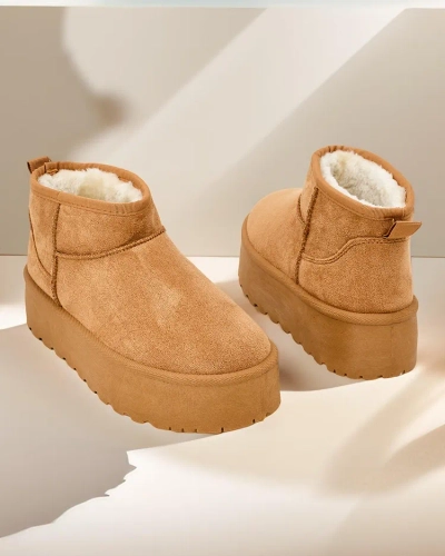 Royalfashion Bottes de neige courtes pour femmes a'la Havale