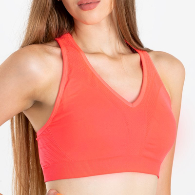 Soutien-gorge de sport pour femme orange - Sous-vêtements