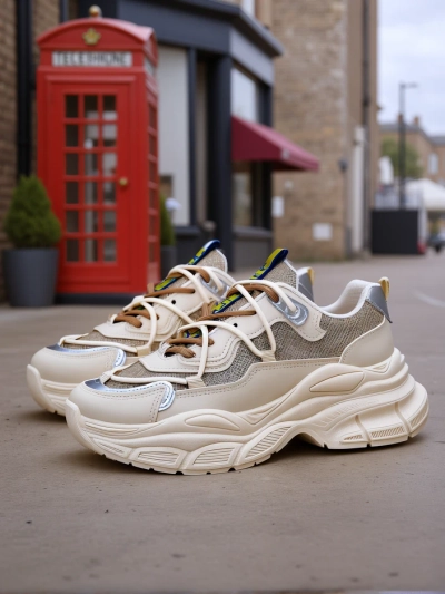 Sneakers Royalfashion pour femmes sur semelle épaisse Teresii