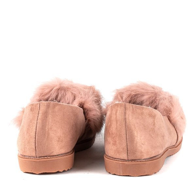 OUTLET Slip on rose avec fourrure Torino - Footwear