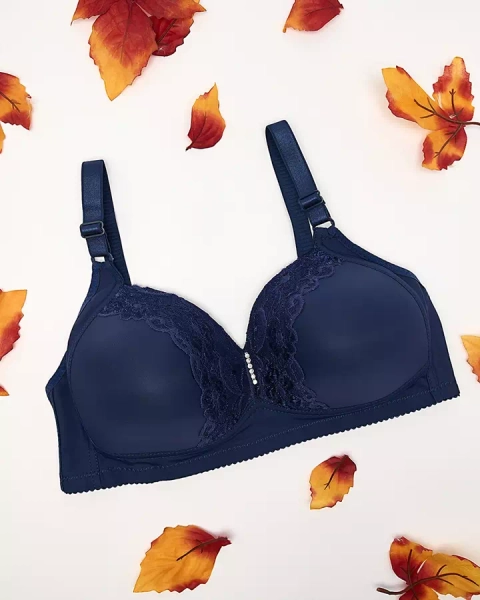 Royalfashion Soutien-gorge femme bleu marine