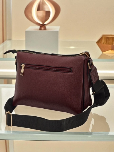 Sac à Main Bordeaux Elena en Cuir Écologique