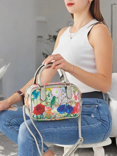 Sac à main floral pour femmes type tote Royalfashion