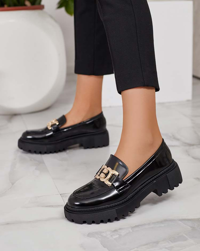 Royalfashion Mocassins laqués pour femme Bevevra