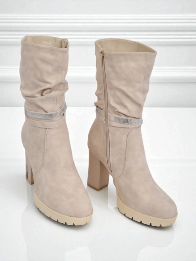 Bottines Ashlen Bloom mates pour femmes à talons carrés