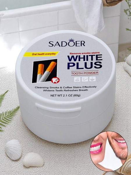 Sadoer Poudre blancheur pour dents éliminant les taches de tabac