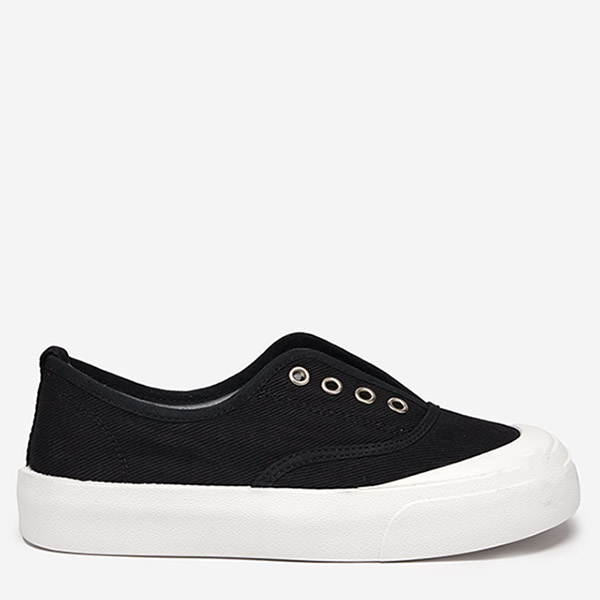 OUTLET Baskets noires pour femmes à semelle épaisse Askol- Footwear