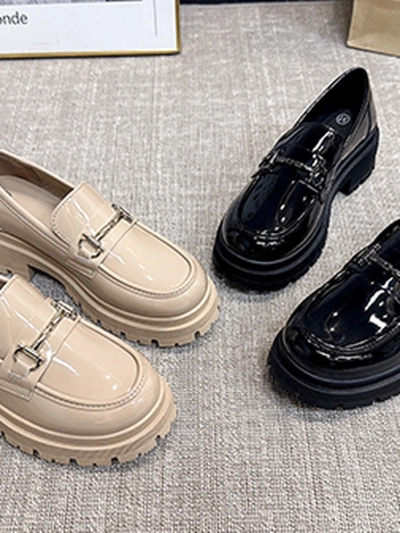 Royalfashion Mocassins à patin pour femmes Adelio