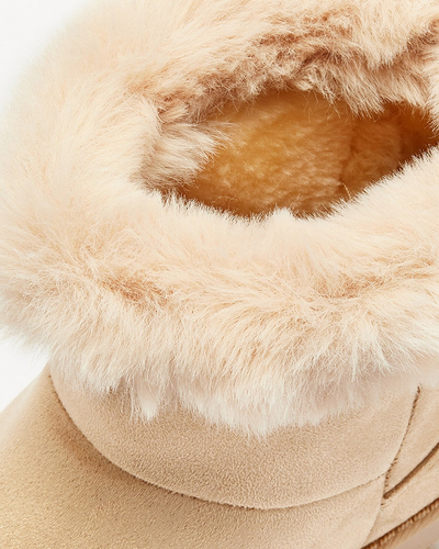 Royalfashion Bottes pour femmes a'la bottes de neige avec ornement Galaes