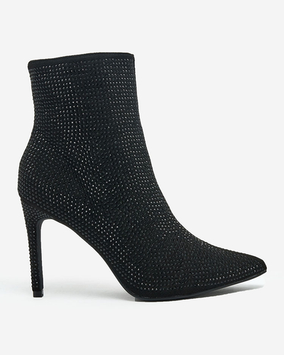 Royalfashion Bottes Lekirisa Zirconia Stiletto pour femmes