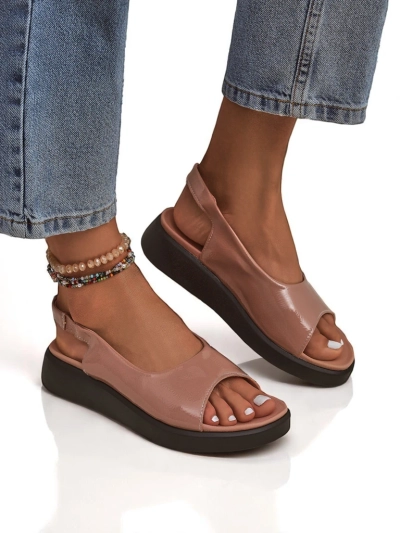 Royalfashion Sandales pour femmes à semelle épaisse Luna Shines