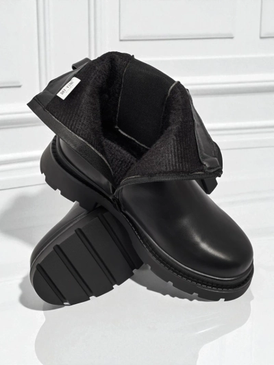 Bottines montantes pour femmes en cuir écologique Pearl Mist