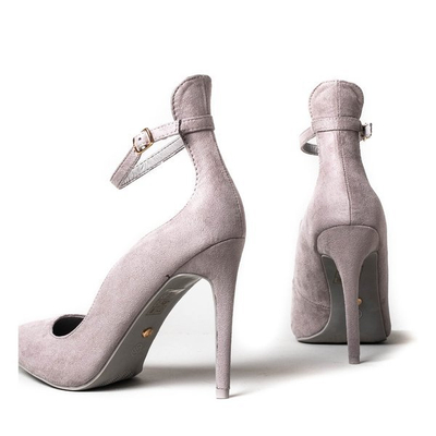 OUTLET Talons aiguilles gris Batya - Chaussures