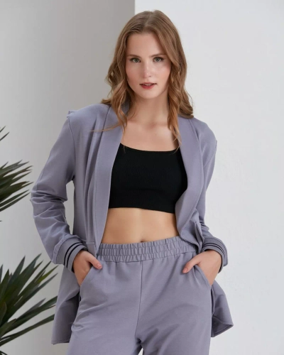 Royalfashion Purple Ensemble 2 pièces pour femme
