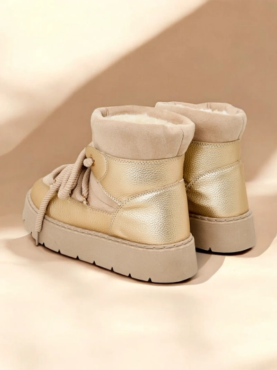 Bottes de neige à lacets pour femmes Royalfashion Iniuc