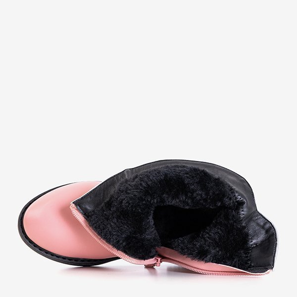 Bottes filles roses avec boucle Ivetti - Chaussures