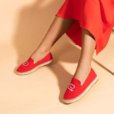 Espadrilles rouges femme Bahia - Chaussures