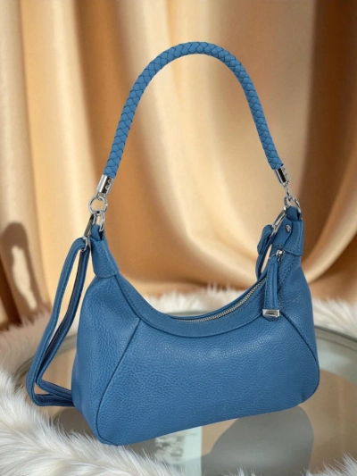 Royalfashion Petit sac à main pour femme en cuir écologique avec sangle décorative Lacquea