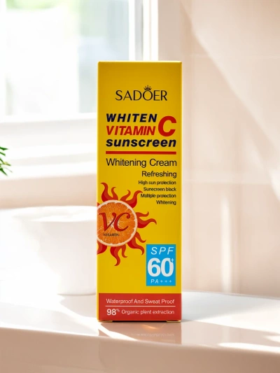 Crème solaire Sadoer avec vitamine C 60 SPF 150 ml