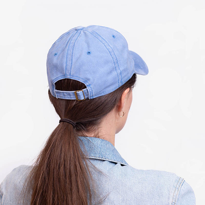 Casquette baseball femme denim bleu - Accessoires