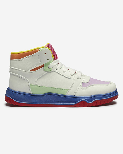 Baskets de sport pour femmes de couleur blanc-menthe Aopp- Footwear