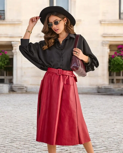 Jupe midi pour femmes Royalfashion