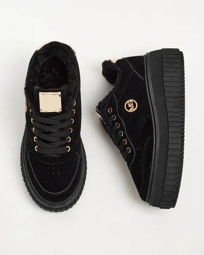 Royalfashion Baskets chauffantes pour femme avec fourrure Nozii