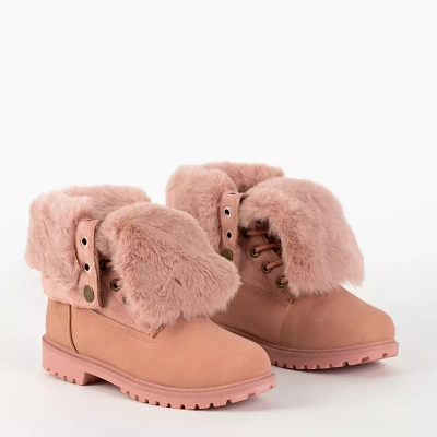 Chaussures de randonnée roses à lacets pour femmes Trippy - Footwear