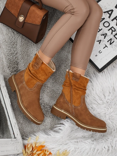 Bottines hautes pour femmes en éco-daim Liora