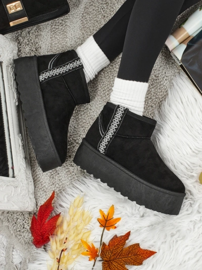 Bottes courtes de style bottes de neige pour femmes Althea