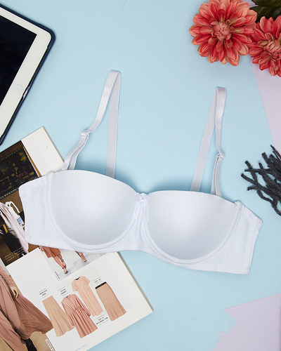 Soutien-gorge rembourré femme blanc - Sous-vêtements