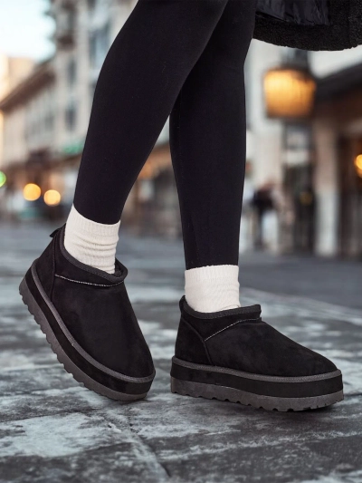 Royalfashion Bottes de neige courtes pour femmes a'la Biovve