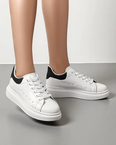 Royalfashion Baskets de sport pour femmes avec des strass Ellefa