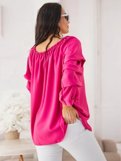 Blouse Femme Royalfashion a'la Espagnole avec Volants