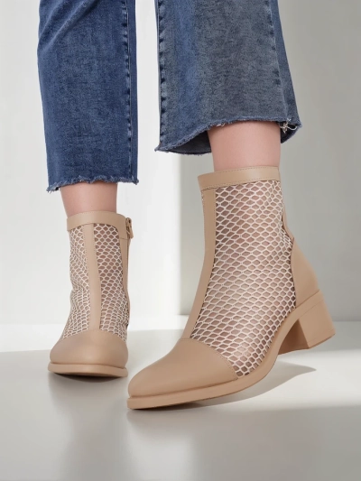 Royalfashion Bottines Femme à Talon Bas Rowices