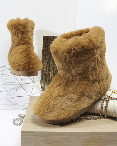 Bottes de neige pour femmes de couleur camel Ottola- Footwear