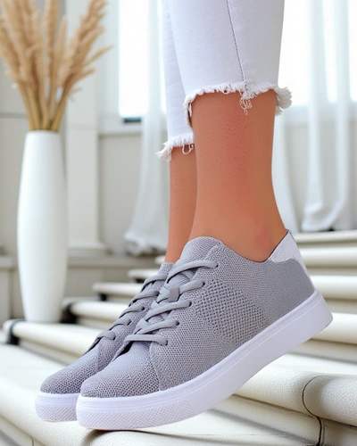 Royalfashion Chaussures de sport en tissu pour femmes Esellaf