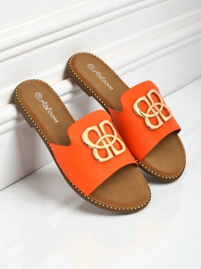 Royalfashion Mules femme à semelle plate Heraklia