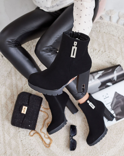 Royalfashion Bottes stiletto décorées Beroleda pour femme
