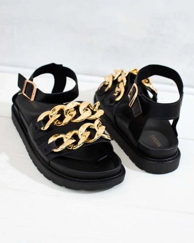 Royalfashion Sandales Leo en éco-cuir pour femme