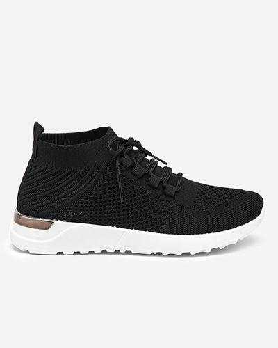 Nero Elegante Baskets de Sport pour Femmes