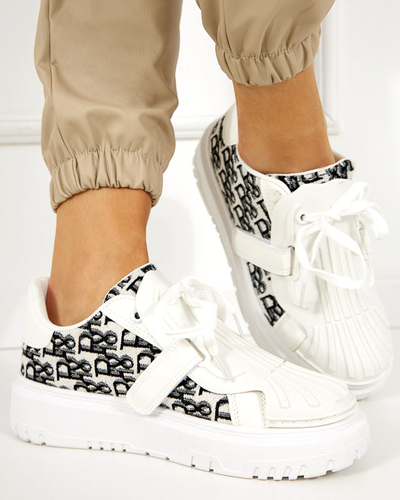 Baskets de sport blanches pour femme avec imprimé Ibibis - Footwear