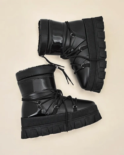Royalfashion Bottes de neige pour femmes Focope