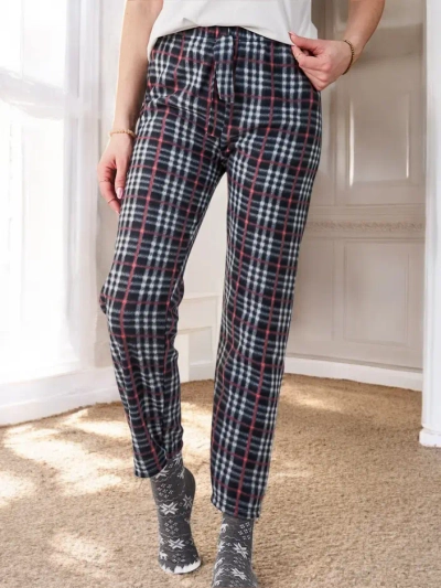 Pantalon à carreaux de Noël en coton pour femmes Royalfashion