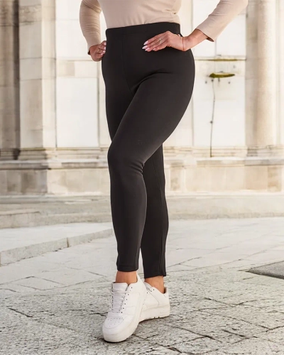Royalfashion Pantalon tregging isolé pour femme PLUS SIZE