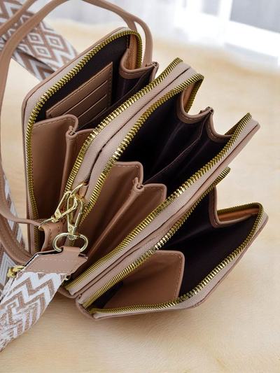 Royalfashion Sac à main-portefeuille multifonctionnel avec bandoulière Suite Mood