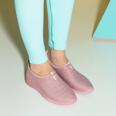 Baskets à enfiler Smegin roses pour femmes - Chaussures